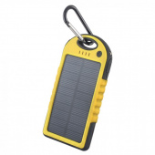 Внешний аккумулятор на солнечной батарее Solar Power Bank 5000 mAh