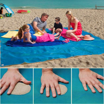 Пляжная подстилка анти-песок Sand Free Mat фото в интернет-магазине подарков MarketSmart