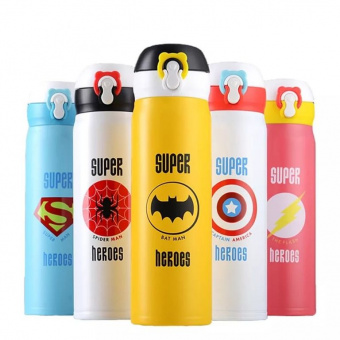 Термос Super Heroes (Супер герои) 500 мл фото в интернет-магазине подарков MarketSmart