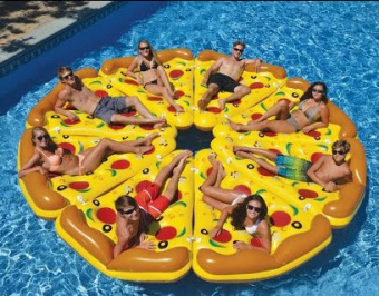 Надувной матрас Пицца 175 см фото в интернет-магазине подарков MarketSmart