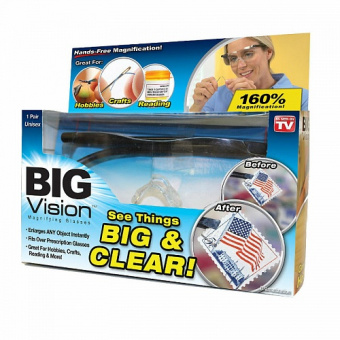 Увеличительные очки Big Vision (Лупа очки) фото в интернет-магазине подарков MarketSmart