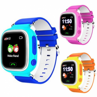 Детские часы с GPS трекером Smart Baby Watch Q80 - Q90 (G72 WiFi) с сенсорным экраном фото в интернет-магазине подарков MarketSmart