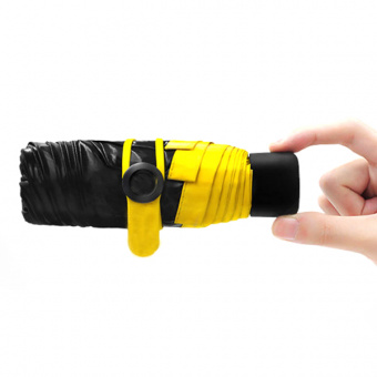 Мини зонт Black Lemon фото в интернет-магазине подарков MarketSmart