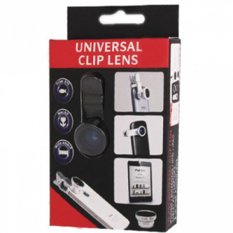 Набор объективов Universal Clip Lens 3 in 1 фото в интернет-магазине подарков MarketSmart