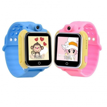 Детские часы 3G GPS Smart Baby Watch Q75 (GW1000) с камерой фото в интернет-магазине подарков MarketSmart
