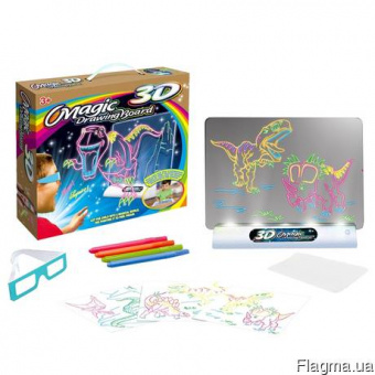 Магическая 3D доска для рисования Magic Drawing Board 3D фото в интернет-магазине подарков MarketSmart