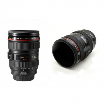 Кружка (стакан) в виде объектива Canon KD-M16 без крышки фото в интернет-магазине подарков MarketSmart