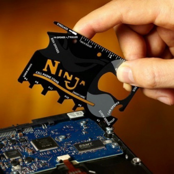 Мультитул 18 в 1 Wallet Ninja фото в интернет-магазине подарков MarketSmart